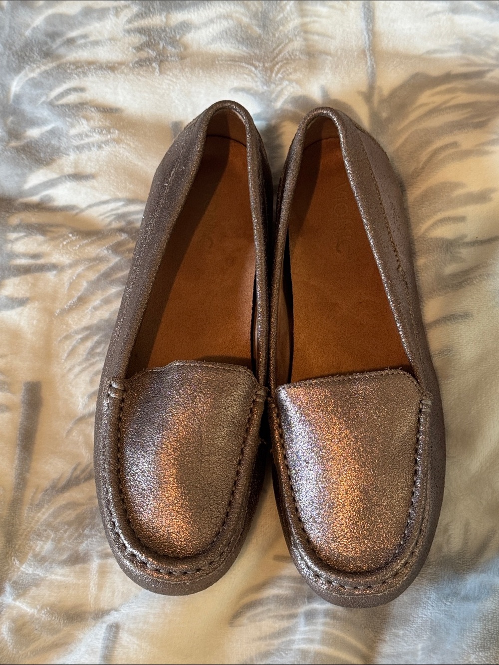 VIONIC Debbie Slip-On Metallic Loafers